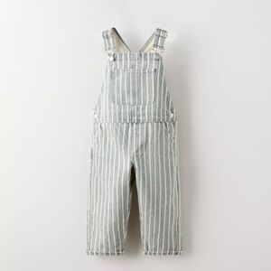 Zara kids boys girls Striped jean overalls pants size 5